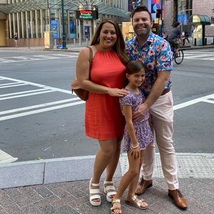 Orange Nordstrom dress